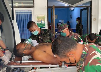 Korban Penembakan Dirawat di RS Apung KRI dr Soeharso