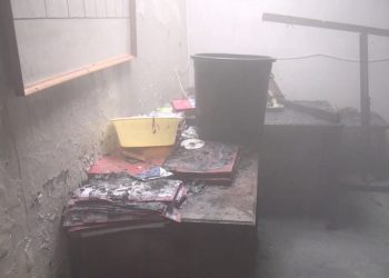 Ruang Reskrim Polsek KP3 Terbakar