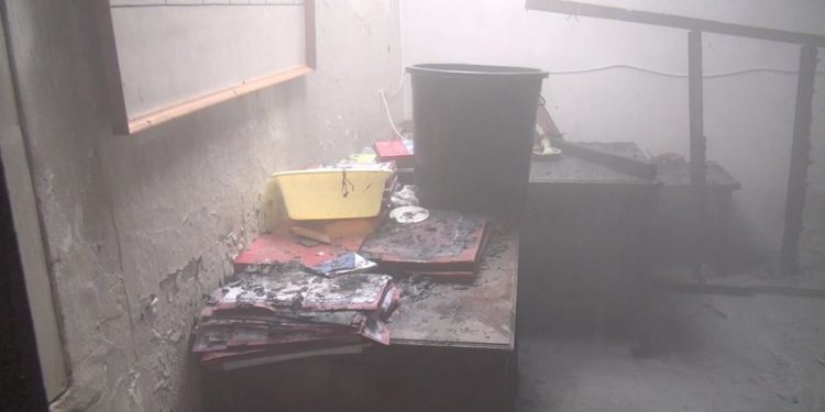 Ruang Reskrim Polsek KP3 Terbakar