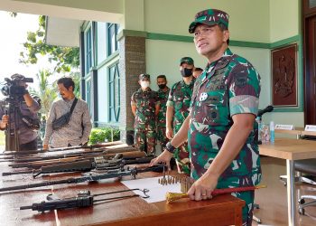 15 Senpi dan 403 Amunisi Diamankan