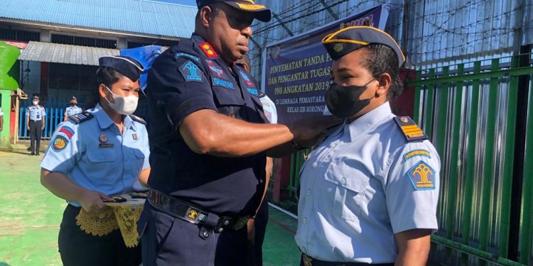 3 Pegawai Lapas Naik Pangkat