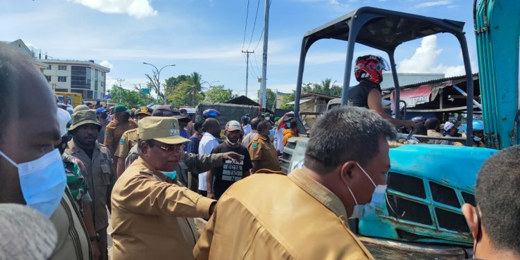 Penggusuran Pasar Boswesen Berlangsung Aman