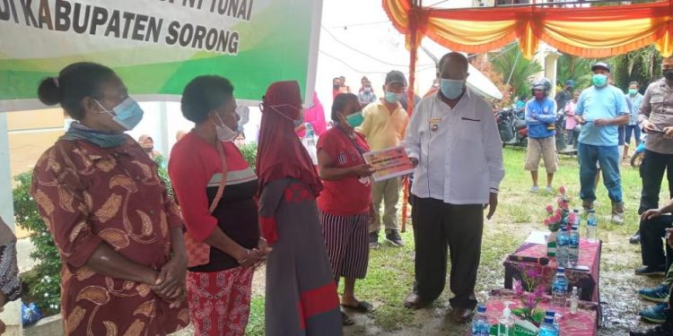 Ribuan Kuota BPNT Kabsor Disalurkan