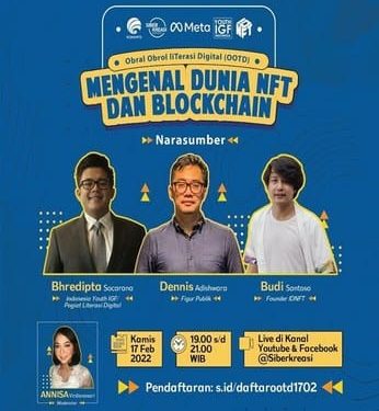 Kemenkominfo Hadirkan Program Edukasi NFT dan Blockchain untuk Kaum Muda