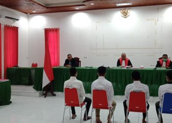 10 Terdakwa Sidang di Waisai
