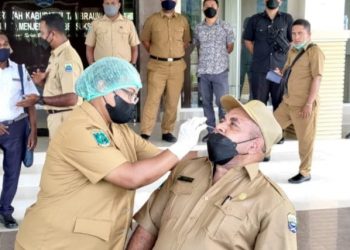 Seluruh ASN Tambrauw Tes Antigen