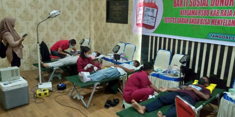Donor Darah, RSUD R4 Kumpulkan 30 Kantong Darah