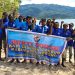 KNPI Distrik Makbon Bersihkan Pulau Um