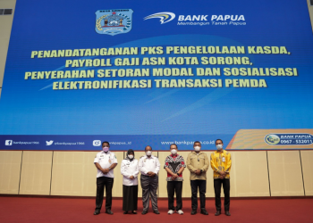 Jalin Kerja Sama, Bank Papua-Pemkot Tandatangani PKS Pengelolaan Kasda