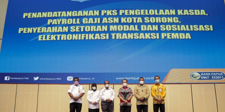 Jalin Kerja Sama, Bank Papua-Pemkot Tandatangani PKS Pengelolaan Kasda