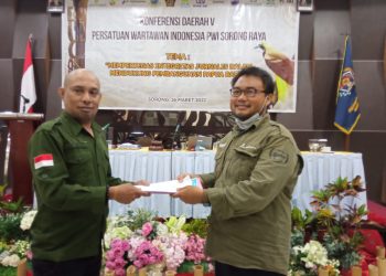 Wahyudi,  Ketua Terpilih PWI Sorong Raya