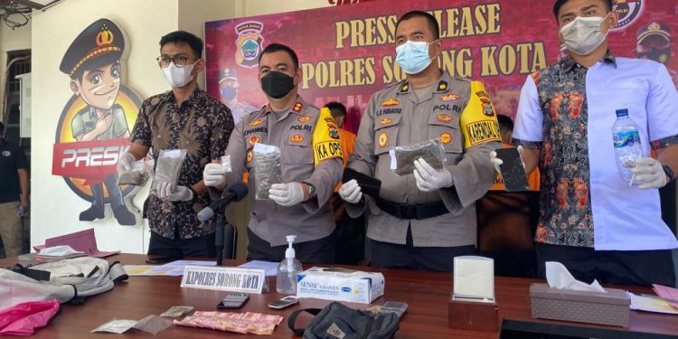 Dua Hari, 5 Tersangka Narkotika Dibekuk