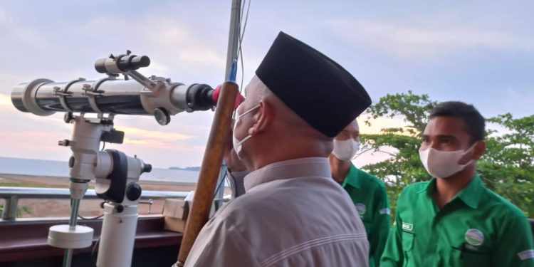 Tinggi Hilal di Kota Sorong hanya 1,29 Derajat