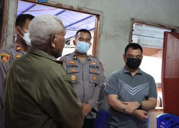 Kapolres Kunjungi Korban Penganiayaan