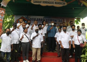 Komunitas Sahabat Dominggus Mandacan Dideklarasikan