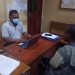 Terduga pelaku pemerkosaan berinisial JG saat menjalani pemeriksaan di Mapolres Keerom.