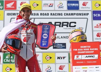 Pebalap Astra Honda Naik Podium di ARRC Buriram