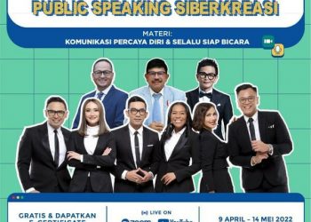 Kemenkominfo melalui GNLD Siberkreasi Menggelar Kelas Public Speaking untuk Mendorong Kemampuan Komunikasi Digital dan Strategi