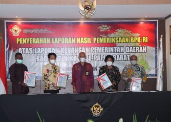 Pemkot Sorong Raih Opini WTP ke-5 dari BPK