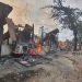 Dipicu Korsleting, 6 Rumah Hangus Terbakar