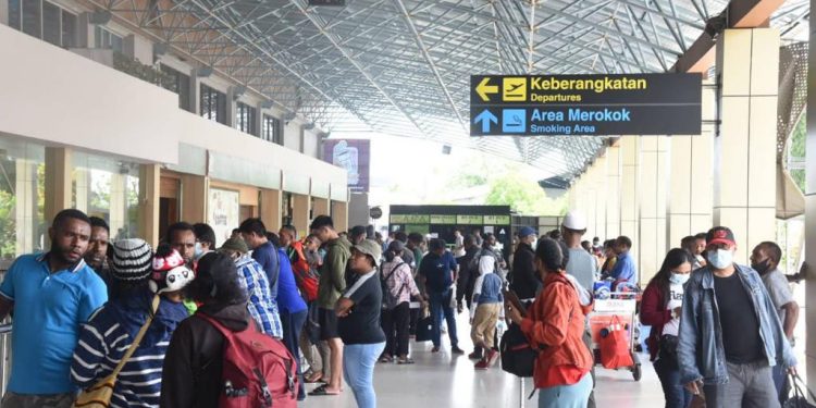 Puncak Arus Balik Mudik di Bandara Sentani Diperkirakan 8 Mei