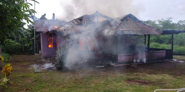 Kesal Anaknya Belanja Online, Nekat Bakar Rumah Sendiri