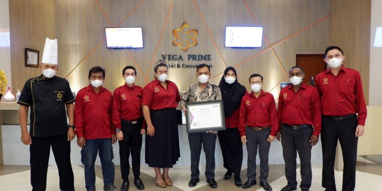 Vega Prime Hotel Raih Sertifikasi Hotel Bintang 4