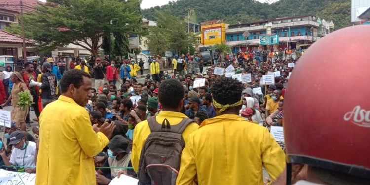 Aksi Tolak DOB di 6 Daerah Papua Aman