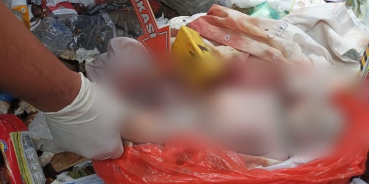 Bayi Perempuan Ditemukan di Tempat Sampah