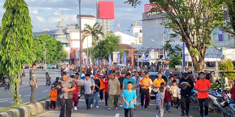 Ribuan Ummat Islam Kota Sorong Turun ke Jalan