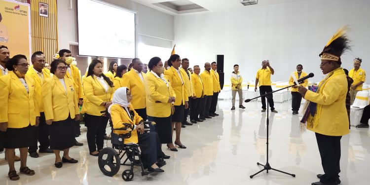 Pelantikan Pengurus DPD Partai Golkar Kota Sorong Periode 2020-2025