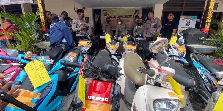 Sendirian Curi Belasan Motor