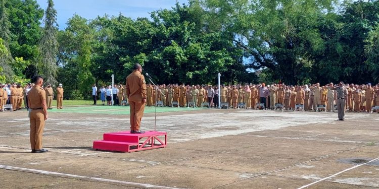 Pimpin Apel , Pj Bupati Warning ASN untuk Disiplin