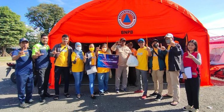 Bank Mandiri Area Sorong Peduli Korban Banjir