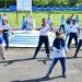 Danpasmar 3 Olahraga Bersama Akademia Poltek KP Sorong