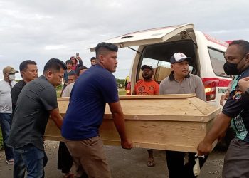4 Jenazah Korban Penyerangan KKB Tiba di RS Bhayangkara Polda PB