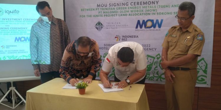 PT TGEM Teken MOU, Siap Running Tahun 2023
