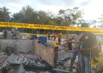 Tersangka Pembakaran Mess PT. Avona Mina Lestari Terancam 15 Tahun Penjara