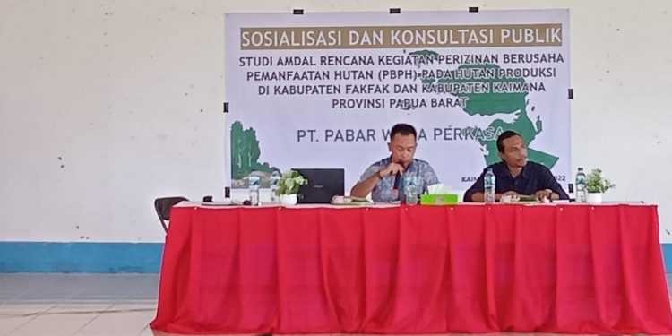 Konsultasi Publik Rencana Pemanfaatan Hutan Produksi di Buruway