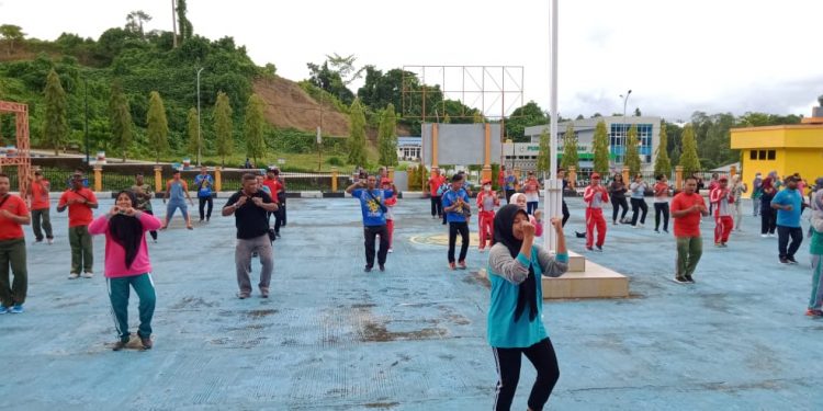 Dukung Germas Melalui Senam Sehat