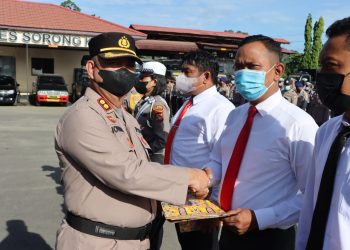Inovasi Personel Polres Sorong Kota Raih Penghargaan Gubernur