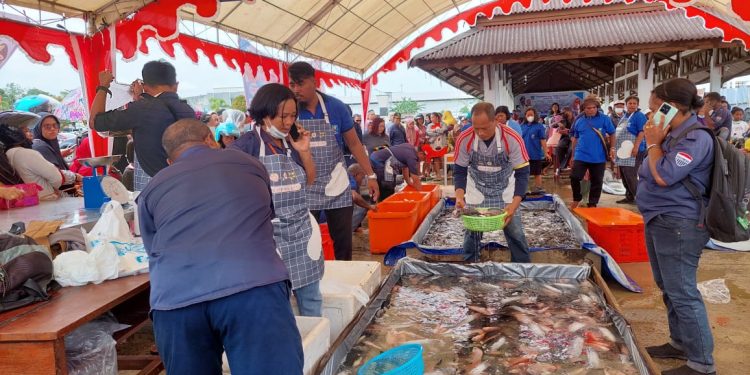 Pasar Ikan Murah Diserbu Warga