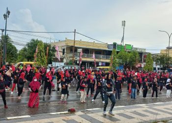 Senam Massal KKSS di Sorong City Lampaui Target