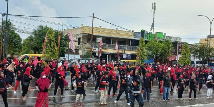 Senam Massal KKSS di Sorong City Lampaui Target