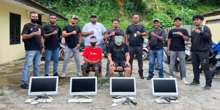 Remaja Belasan Tahun Terduga Pelaku Pencurian 38 Unit Komputer