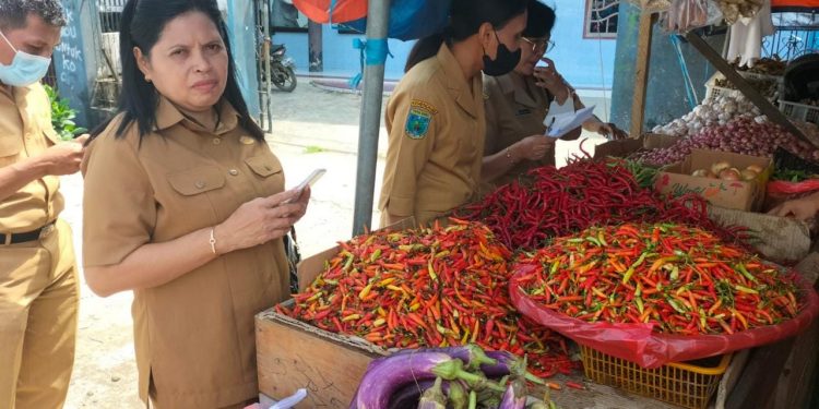 Kendalikan Inflasi, Pemkot Sorong Sidak Harga Komoditas