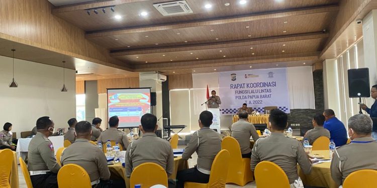 Direktorat Lalu Lintas Polda PB Gelar Rakor