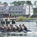Lomba Dayung Perahu Karet Meriahkan Peringatan Hari Armada
