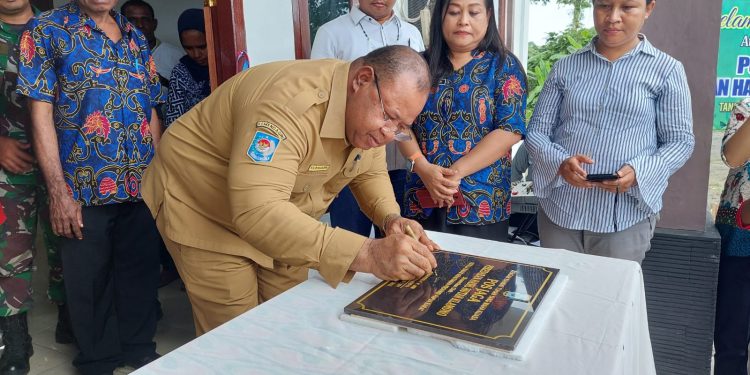 Awasi Hasil Hutan, Pos Jaga Pertama di Sorong Diresmikan