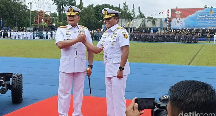 Laksamana Yudo Margono Resmi Serahkan Jabatan KSAL ke Muhammad Ali